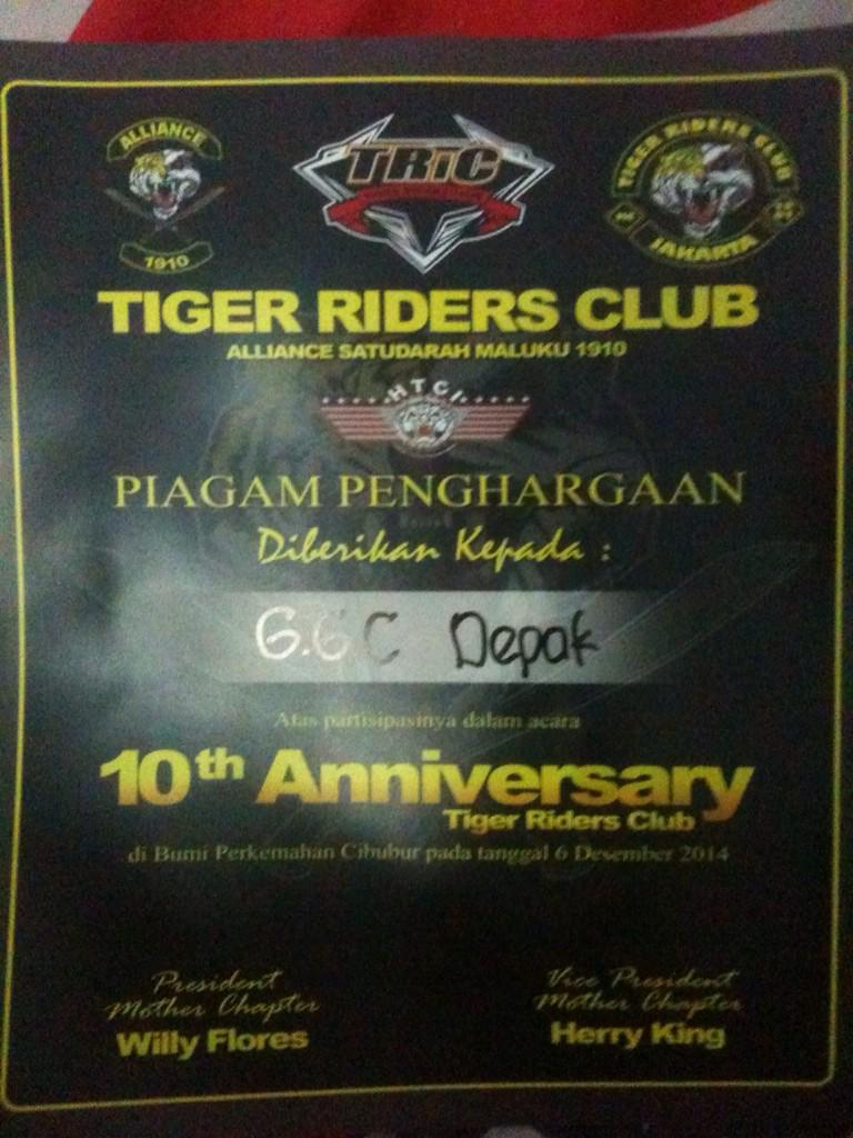 Thanks untuk TRIC semakin solid, semakin dewasa, Selamat 10thn tric #Blar