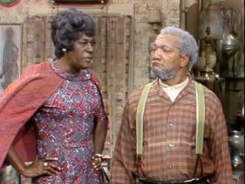 The_1970s's tweet photo. #SanfordAndSon 1972-77. Best of Fred vs Aunt Esther, one of the #1970s  greatest rivalries:  https://t.co/PLU8PAAhKT http://t.co/5DawMoumZA