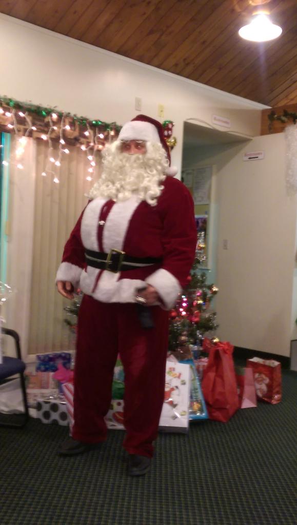 The fat Fuck showed up tonight!