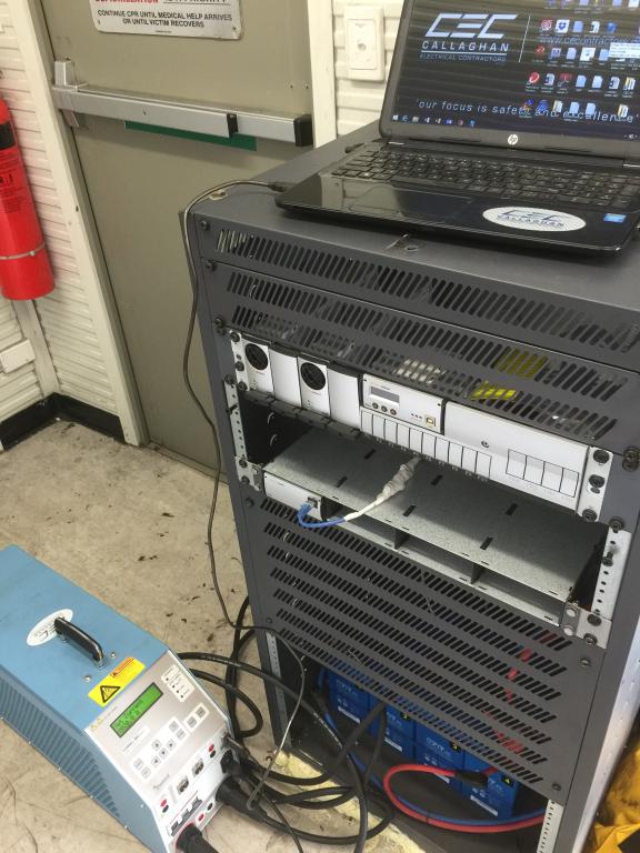 CECElectrical's tweet image. cecontractors.com.au Constant Current Battery Load Testing on Protection Batteries in switchroom.