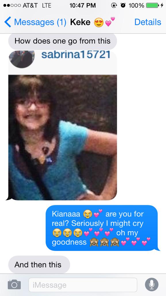 sabsssirl's tweet photo. Like literally 😭💕🙈 @KianaDowling http://t.co/TjQuqtjrTt