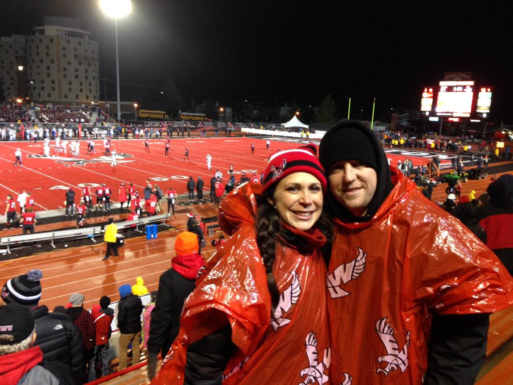 TrentonsDad's tweet photo. A little rain can't stop the Eagles! Bring on Illinois State. #GoEags #FCSPride http://t.co/4HBSACpLIX