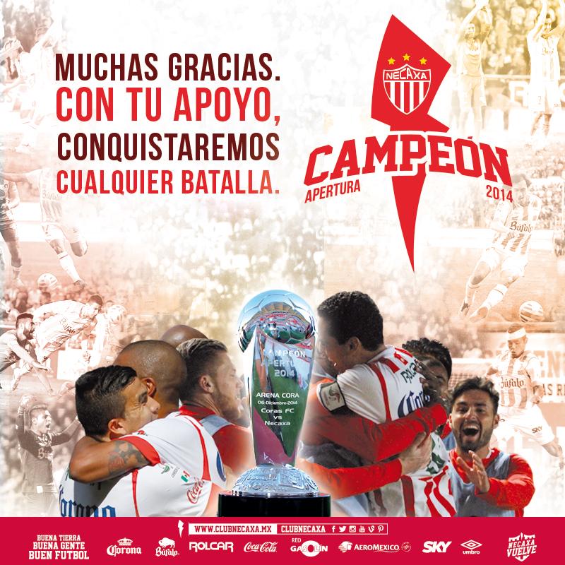 ClubNecaxa's tweet photo. ¡Necaxa Campeón! #NecaxaVuelve ¡Gracias afición! http://t.co/GmMwtU7a5F