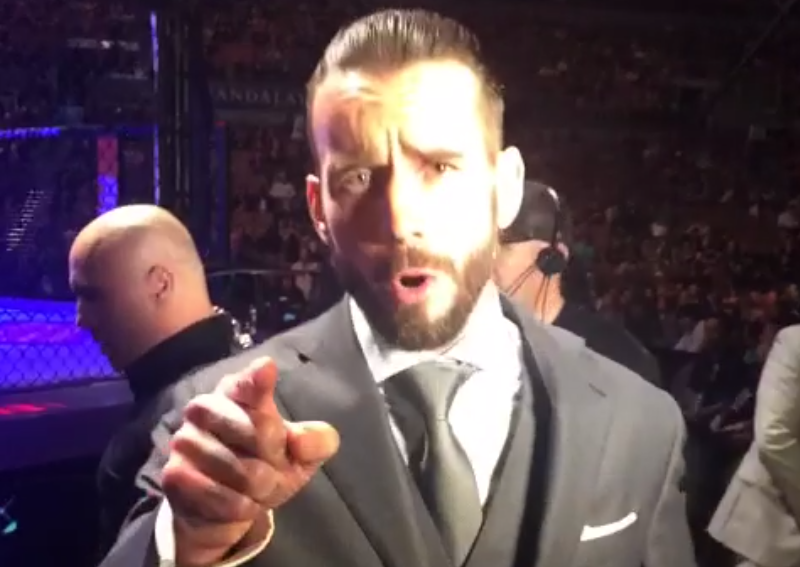 BleacherReport's tweet photo. VIDEO: CM Punk has signed with UFC: “I will see you in the octagon in 2015!” http://t.co/xvwXyA8Ss9 http://t.co/CaIVF9bLf2