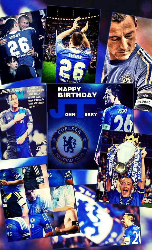 A Very Happy Birthday to our Captain,Leader,Legend John Terry who turns 34 today! Long live Captain! 