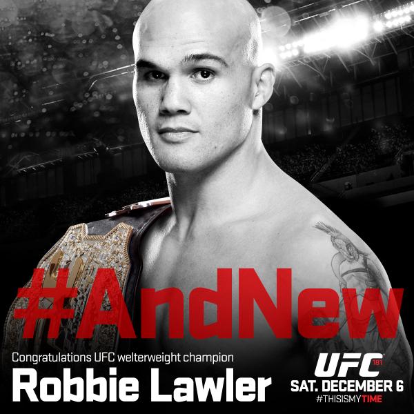 We've got a NEW champion, <a href="/Ruthless_RL/">robbie lawler</a>!
And now we're going to watch ALL his fights on #UFCFIGHTPASS! Who's with us?!