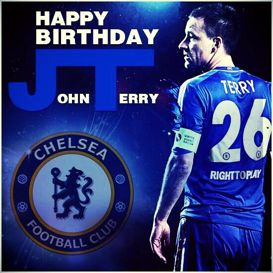 A vey Happy Birthday to John Terry! 
Best Captain Ever!!!  