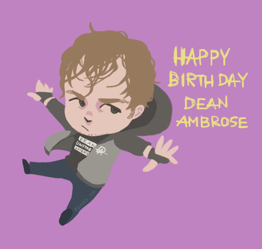 Awww                      happy birthday dean ambrose                  