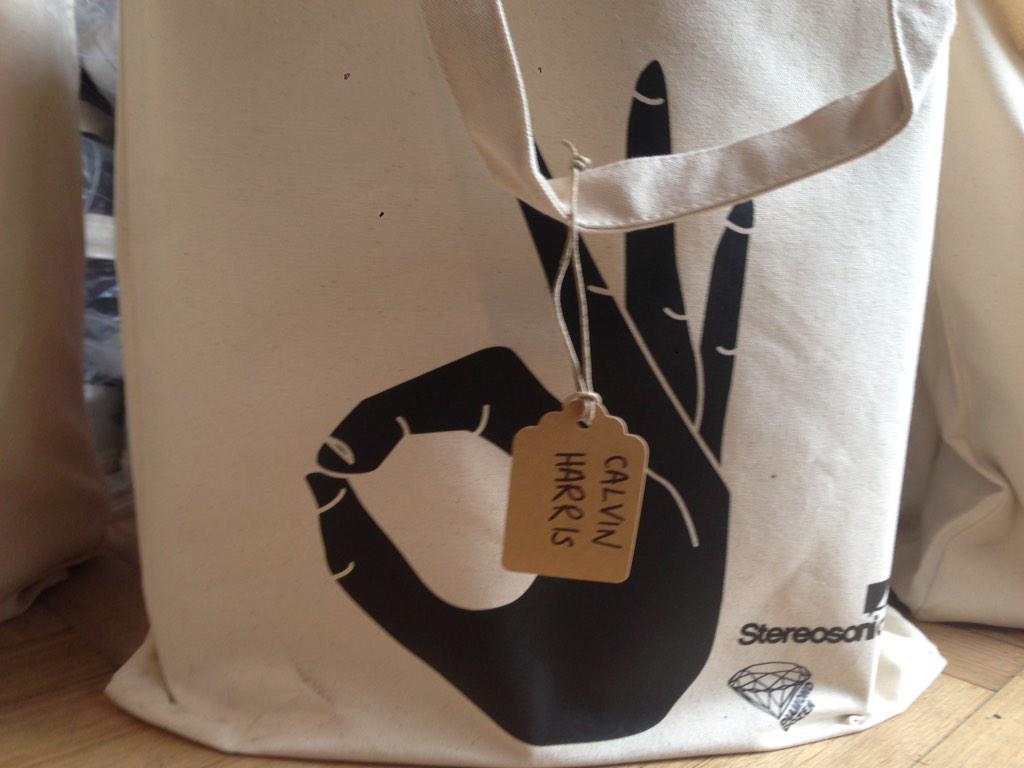 Did you like my a-OK-bag I designed for <a href="/stereosonic/">Stereosonic</a> for the likes of <a href="/CalvinHarris/">Calvin Harris</a>