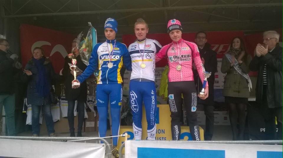 DCT_NewGen's tweet photo. Bravo a @sandydujardin champion Rhône alpes de #cx junior à domicile. @cxstats @directvelo 1er titre de la journée http://t.co/CMej0NDqVE