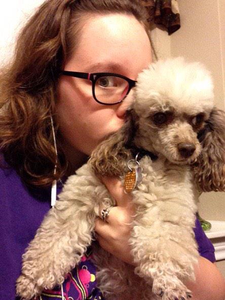 TexasHSchooldog's tweet photo. Her name is Cookie! http://t.co/6aJ8cUpI69