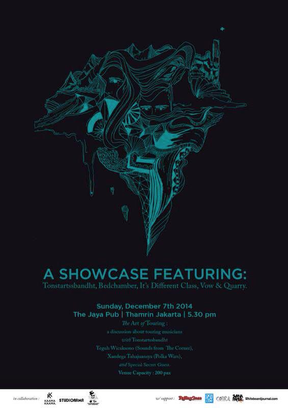 studioramajkt's tweet photo. The @TONSTARTSS concert in @jayapub is TONIGHT, presented by us with @KaamaKaama and @DeSikretEjents. Tickets Rp 85K. http://t.co/ZMqVGv1szx