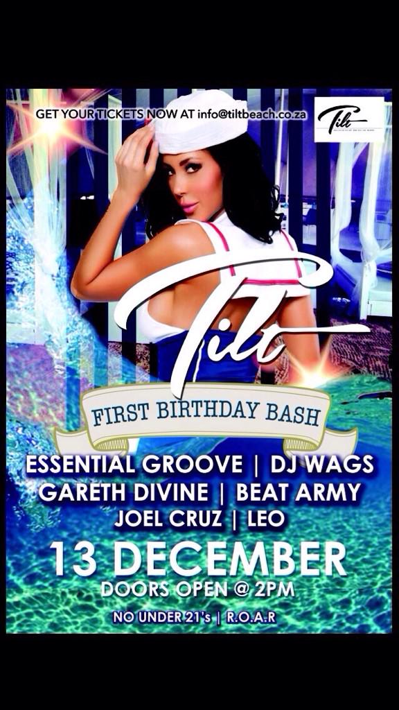 TiltBar's tweet photo. Countdown has begun do u have ur tickets. @GarethDivine_dj @AllstarElster @Djleo911t @EssGroove @joelcruz_dj @djwags http://t.co/MehGX0XZlh