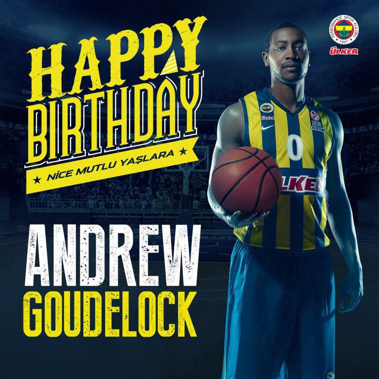 Bugün oyuncumuz Andrew Goudelock n do um günü! Happy Birthday 