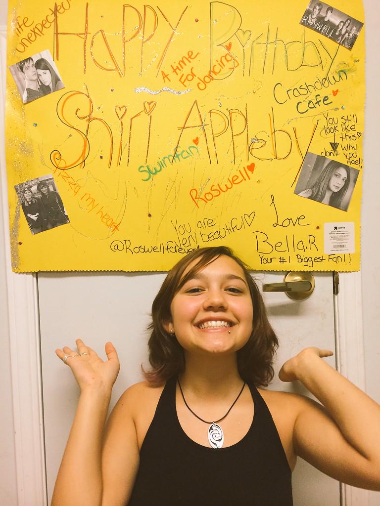 HAPPY BIRTHDAY SHIRI APPLEBY I LOVE YOU SOO MUCH I MADE THIS FOR YOU I HOPE YOU HAVE A WONDERFUL DAY     
