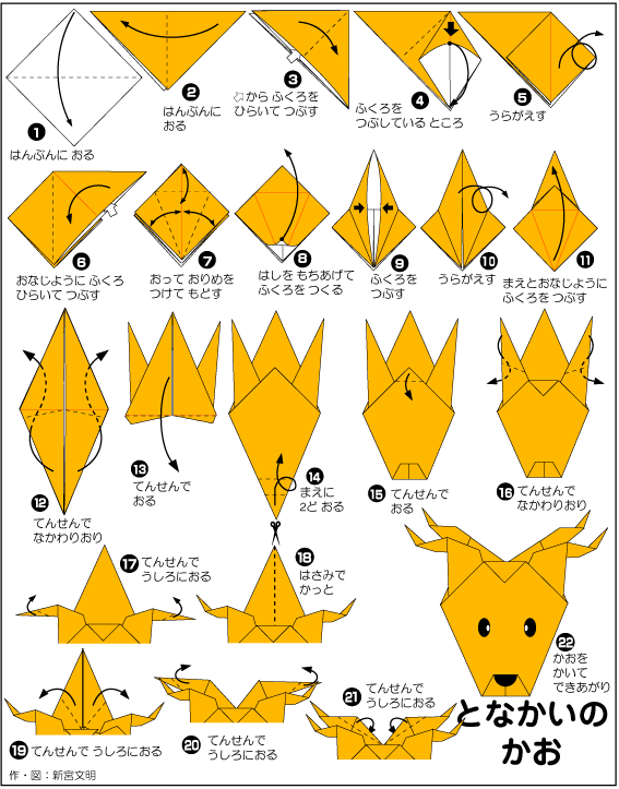 折り紙を折ろう Na Twitteru 折り紙の折り方 トナカイ これほんとかわいい T Co Trq1x285sm