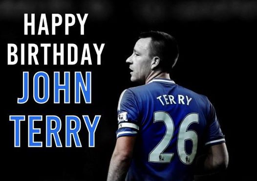 Happy 34th Birthday to captain John Terry! 