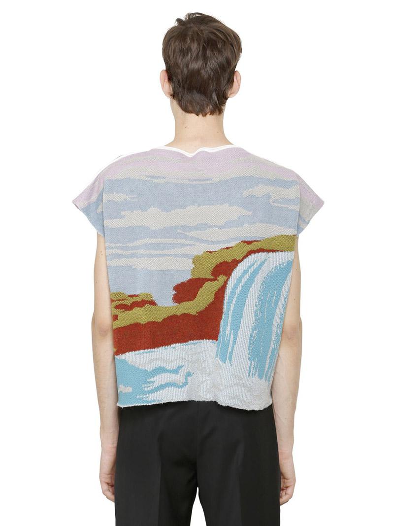 Fuckingyoung's tweet photo. Landscape Wool Blend Sweater by @JW_ANDERSON #FYLOVES http://t.co/ZQgxUHS1x0 http://t.co/fUHqHFplO1