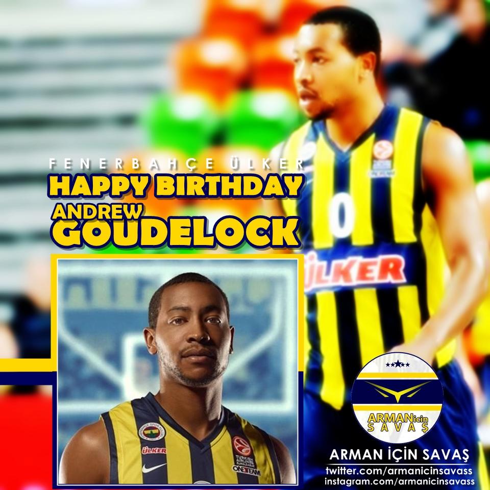 Bugün basketbolcumuz Andrew Goudelock n do um günü, kendisine mutlu y llar dileriz! 

Happy Birthday 