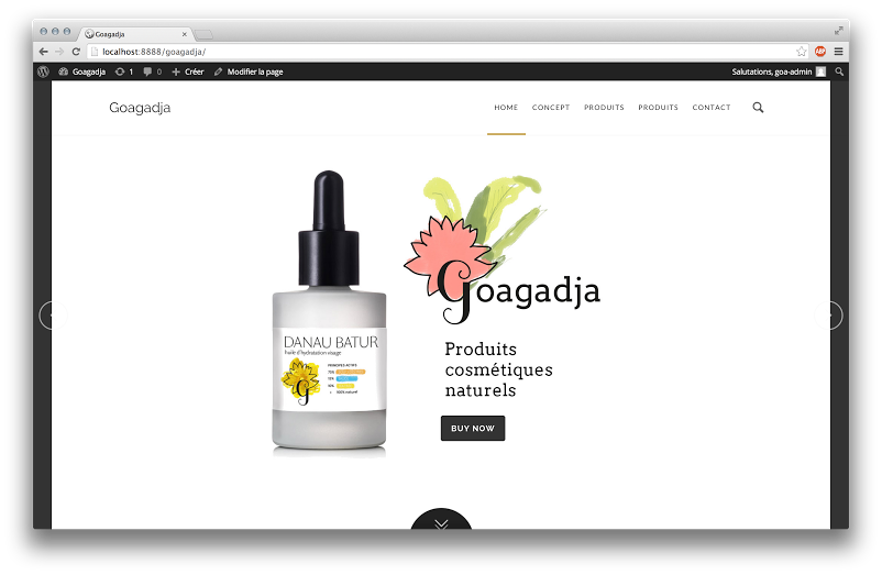 MartinAudrey's tweet photo. Fière de mon équipe et du travail réalisé à #swgva , voici GoaGadja : les sérums naturels personnalisés http://t.co/tsX9c8bwrZ