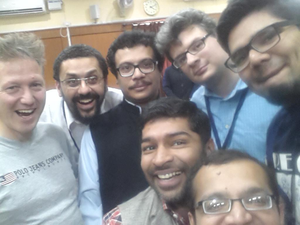yscraks's tweet photo. @jkamps @lastlegion @Harsh9t Nicola Ferro Kareem Darwish Prasenjit Majumdar at #FIRE2014 #awesome http://t.co/57xacJIiAK