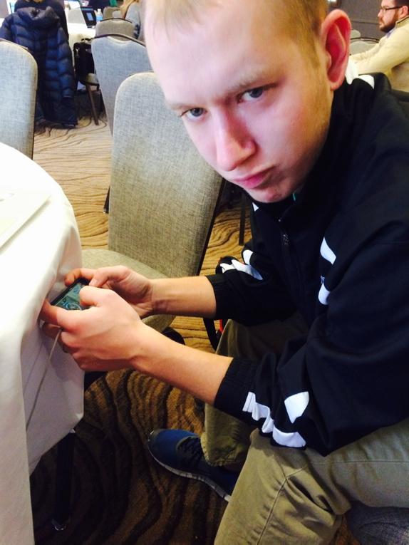 JWager14's tweet photo. Playing Clash of Clans ... #Hero #Gamer @TIES14AIRBLAIR http://t.co/uVxqOo0VkV