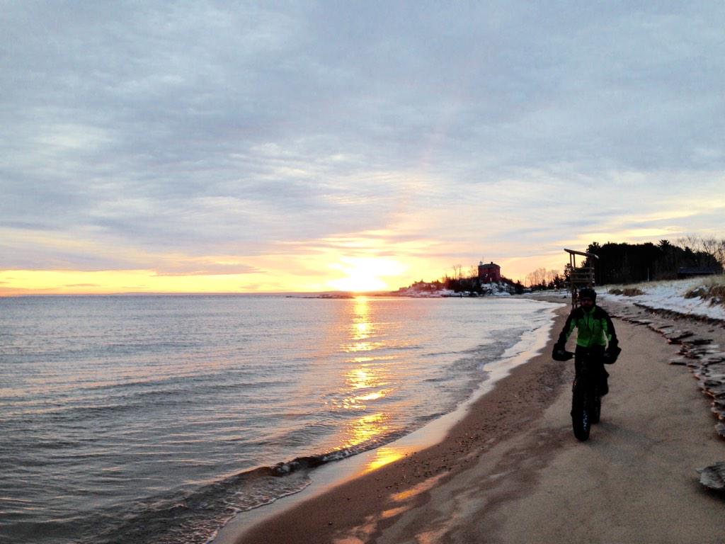 #906 #sunrise #fatbike