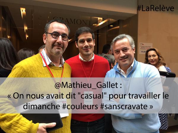 . <a href="/mathieu_gallet/">Mathieu Gallet</a>, <a href="/ArnaudNourry/">Arnaud Nourry</a> et <a href="/domdelport/">Dominique Delport</a> en couleurs pour #LaRelève