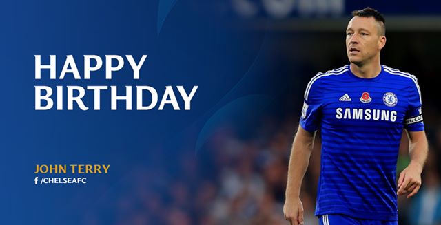 Happy birthday to our captain John Terry    