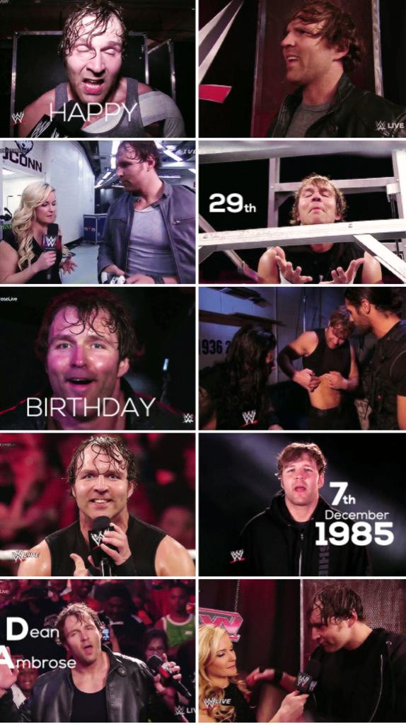 "   Happy Birthday Dean Ambrose    