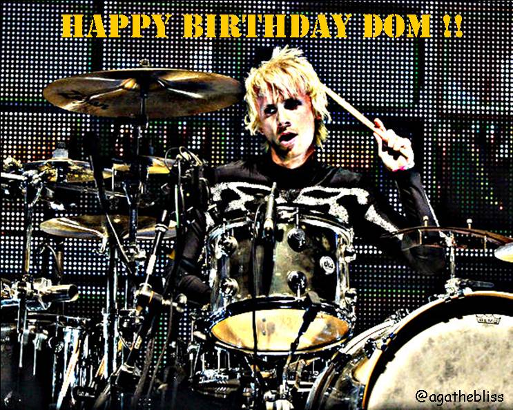 Happy birthday to my fav drummer ! 