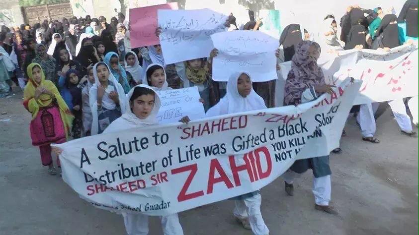 Siddiq_bugti's tweet image. #Baloch girls protesting against killed teacher Zaid Baloch by Crule state of PK. @UN @amnesty #HRAbsuseInBalochistan