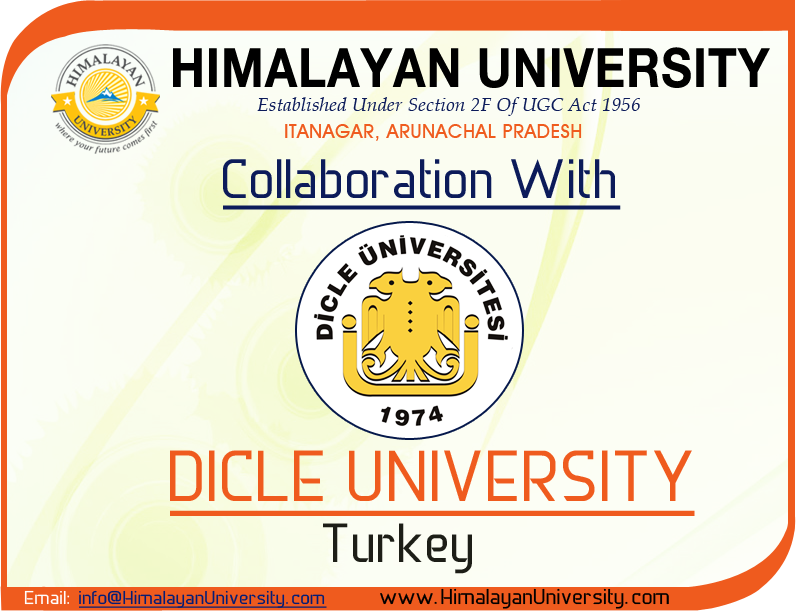 Ruby_Bhatia's tweet image. Himalayan  University has collaboration with 

Dicle  University ,  Turkey