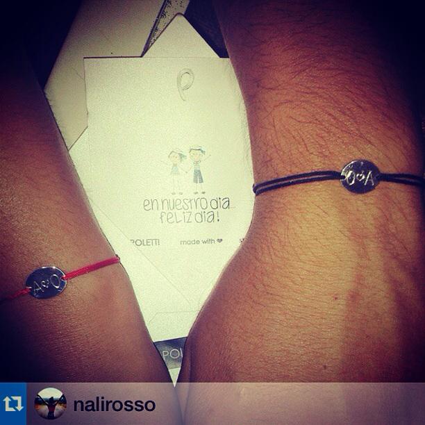 astridpoletti's tweet photo. Amamos ser parte de tu momento especial ❤️😍Repost @nalirosso Te amo para siempre #AyO #love #happy #Pulseritas http://t.co/Ec1AeZatlC