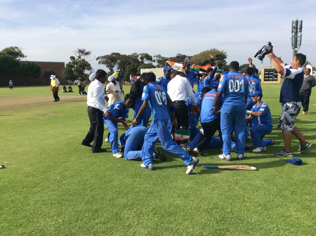 Blind Cricket WC '14 tweet media