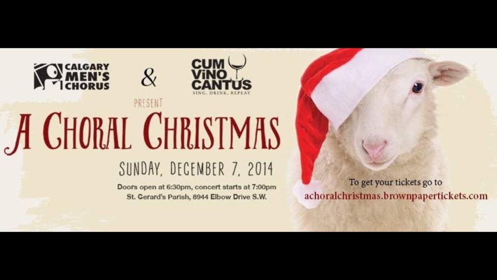 CumVinoCantus's tweet image. It's concert day today!  Come on out for a lovely evening of choral music and Christmas cheer! #yycarts @nenshi