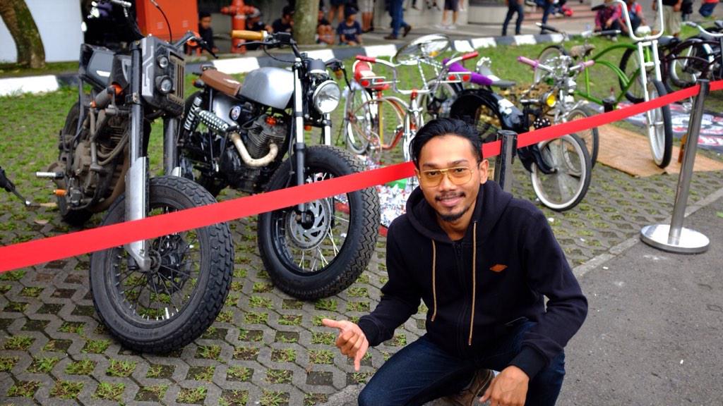 itza_chu's tweet image. Two wheel rules! #streetdemon #kustomfest #bdg