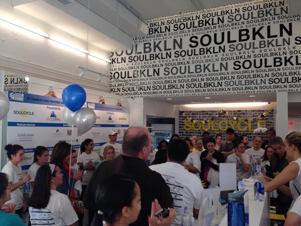WorkwellPartnrs's tweet image. Awesome, motivating day to @SpinForHunger at @soulcycle!! Congrats to everybody! #SpinForHunger
