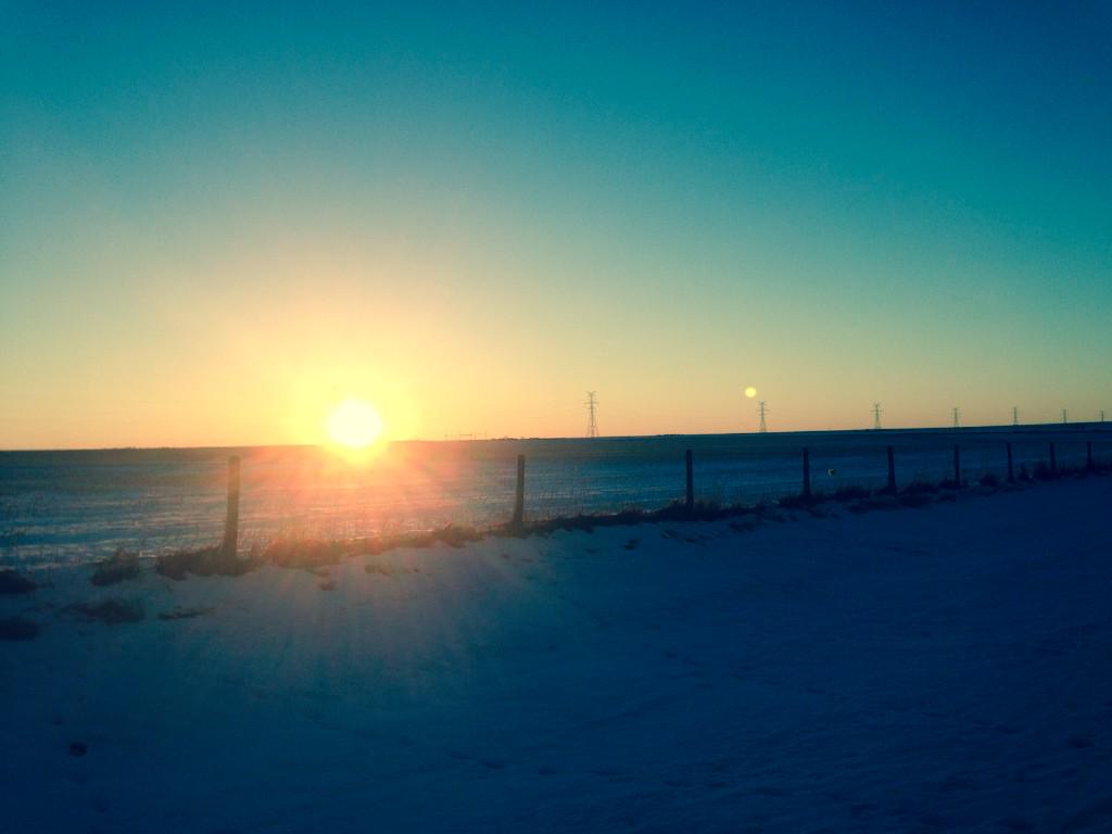 Moon on the way. Sun on the way back. #run #runnerschurch #runSunday