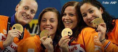 NUnl's tweet photo. Kromowidjojo pakt ook goud op 50 meter vrij bij WK kortebaan: http://t.co/uHNilakBxf http://t.co/GU3TZ6z2ce