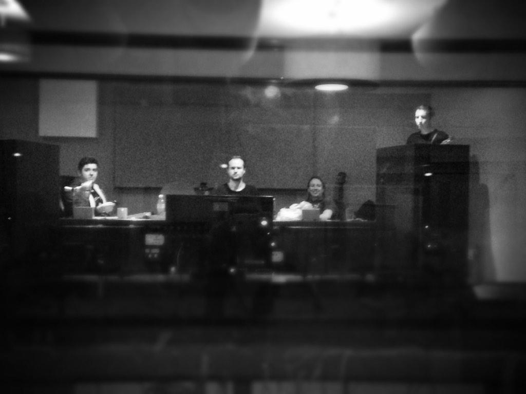TheseColours_'s tweet photo. DAY TWO INVADA. Vocals done. 6 songs in the can. X http://t.co/tA8kLogksg