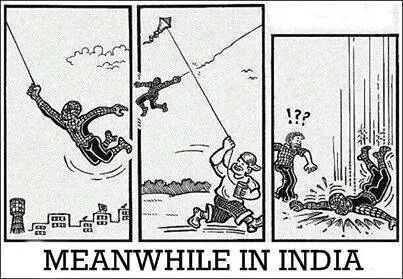 Lol! 
#IndianSpiderman