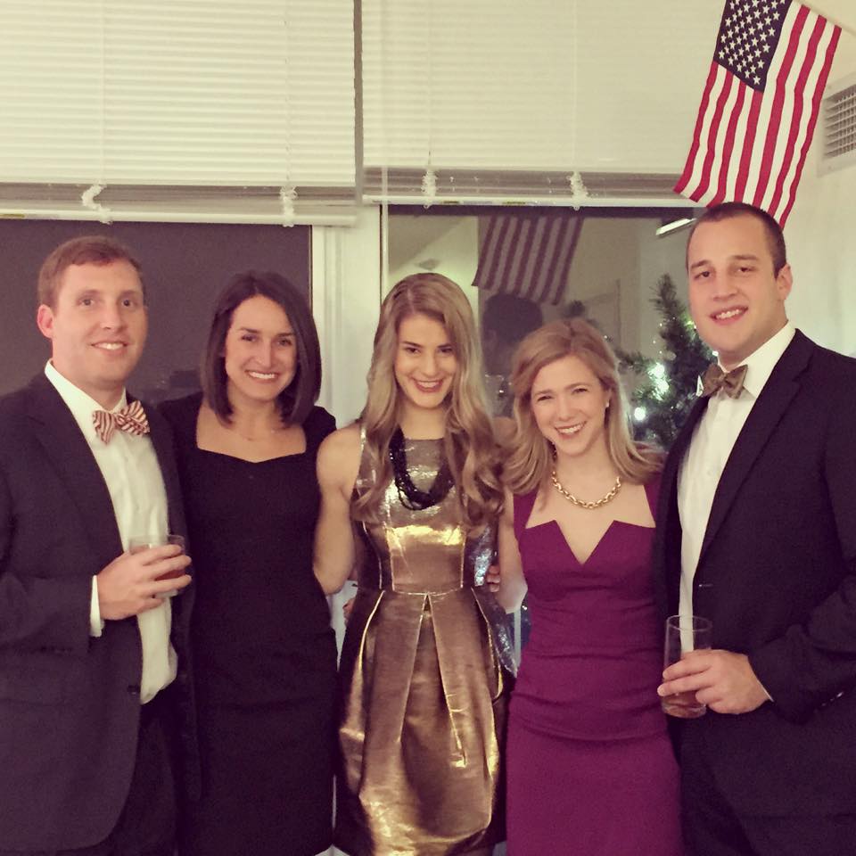Some of our Class of '14 alum at the PwC Chicago Christmas party!