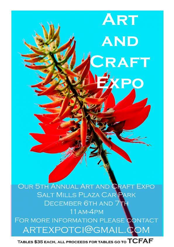 Don't forget to visit Saltmills today for the 5th Annual Art and Craft Expo! #artexpotci #localtalent #TurksAndCaicos