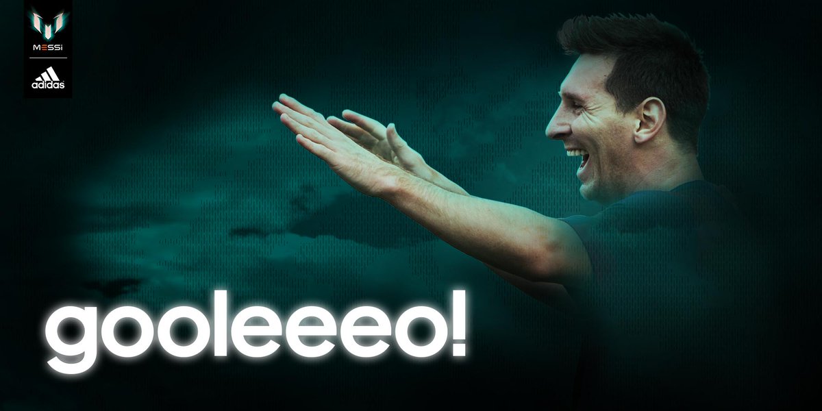 TeamMessi's tweet photo. GOOOOOOLEEEEEEEEEO! #Messi
2 partidos, 2 goles con #mirosa10
2 matches, 2 goals in his @adidasfootball #mirosar10 http://t.co/EgGuLWD9q2