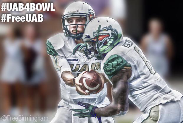 FreeBirmingham's tweet photo. Tweet them like crazy. #UAB4Bowl #FreeUAB http://t.co/iibpWgaDP2