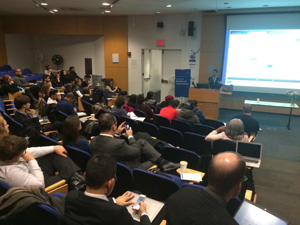 OliviaKWade's tweet photo. What a great turnout for capstone thesis presentations! #NECR14 #thinkCR #Columbia @CUNECR @Gamase3Marquez http://t.co/netKlujpUg