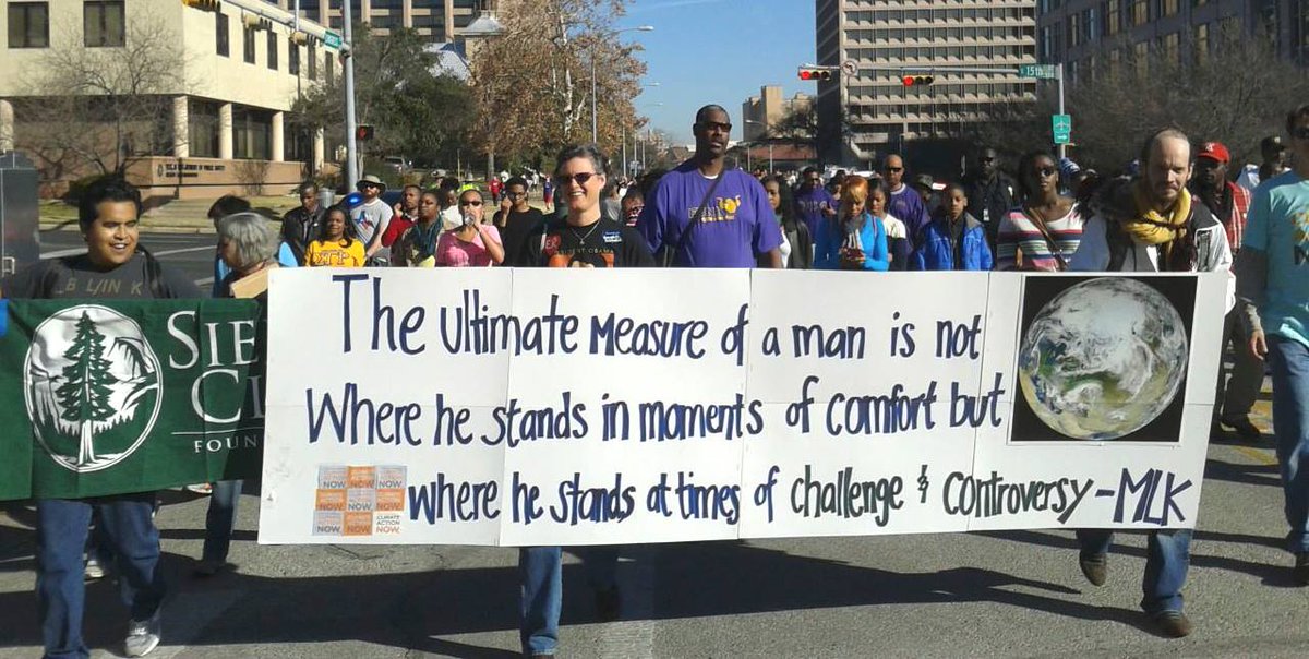 ATXBeyondCoal's tweet photo. .@sarah_eckhardt In January we marched together. Thursday #atxcouncil votes 2 retire #coal. Thx 4 support! #GenPlan http://t.co/yheBg12lMy