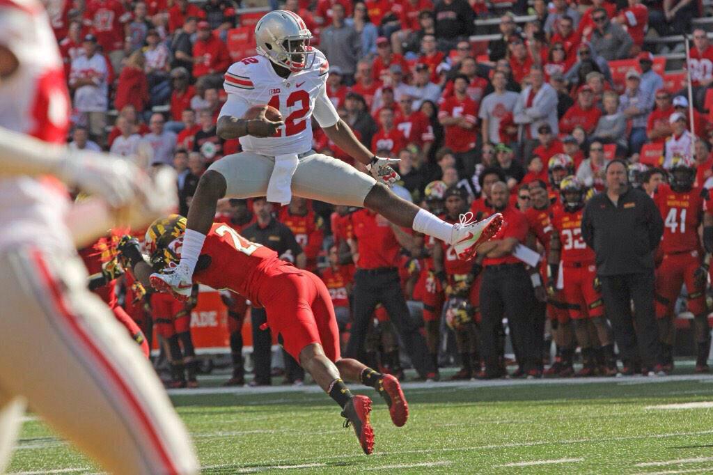 JT_Barrett's tweet photo. Sorry TCU. We out here jumpin errybody http://t.co/SLGfbUIkZl
