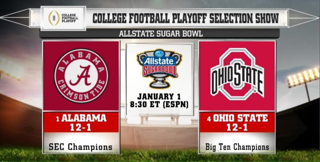 OhioStFootball's tweet image. Next Game: January 1st, 8:30pm, New Orleans, LA. College Football Semifinal